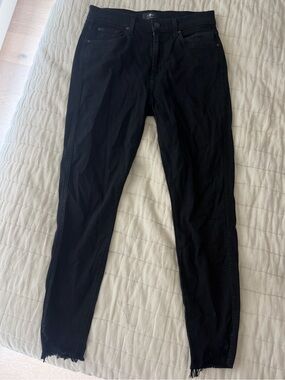 7 For All Mankind Women's Skinny Jeans - Black